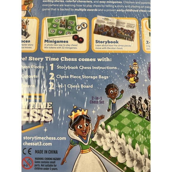 Story Time Chess Game Brain Child Award Winner Ages 3-103 SEALED - Picture 5 of 9